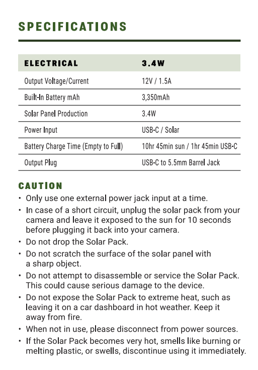 3.4w & 10w Solar Power Packs Moultrie Mobile